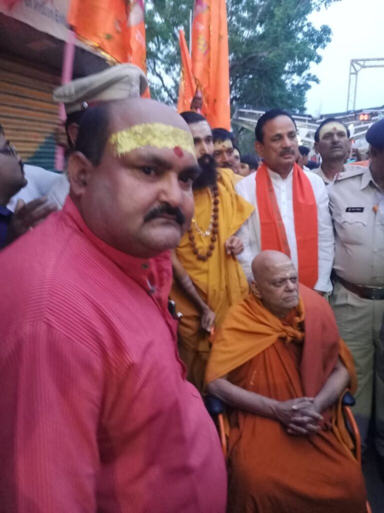 पूरी पीठाधीश्वर स्वामी निश्चलानंद सरस्वती जी का चांपा में हुआ भव्य स्वागत Console Corptech