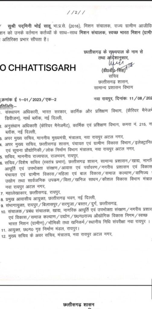 आईएएस अधिकारियो के प्रभार में फेरबदल, इन्हे मिली अतिरिक्त ज़िम्मेदारी देखिए Console Corptech